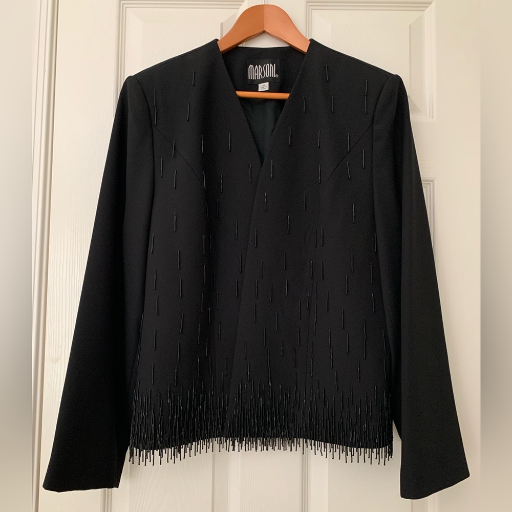 Jackets, MARSONI, size 18, color black